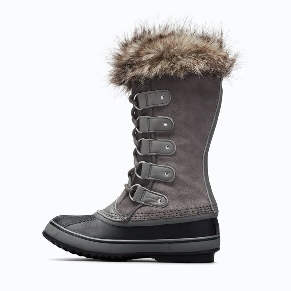 Sorel Women's 8.5 Joan of Arctic Grey Insulated Waterproof Winter Snow Boots - Picture 1 of 14